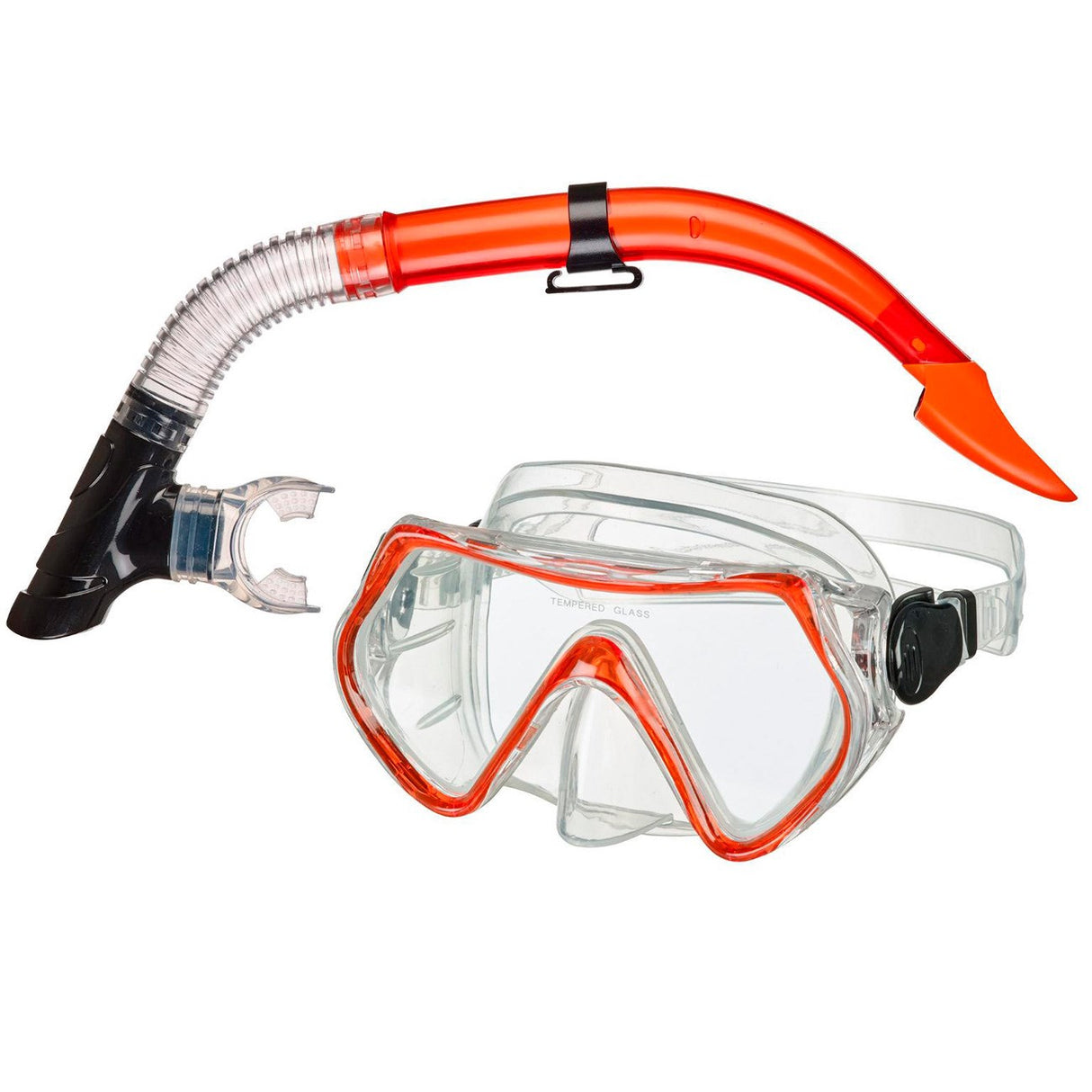 BECO Röd Snorkel Set LIVORNO 8+