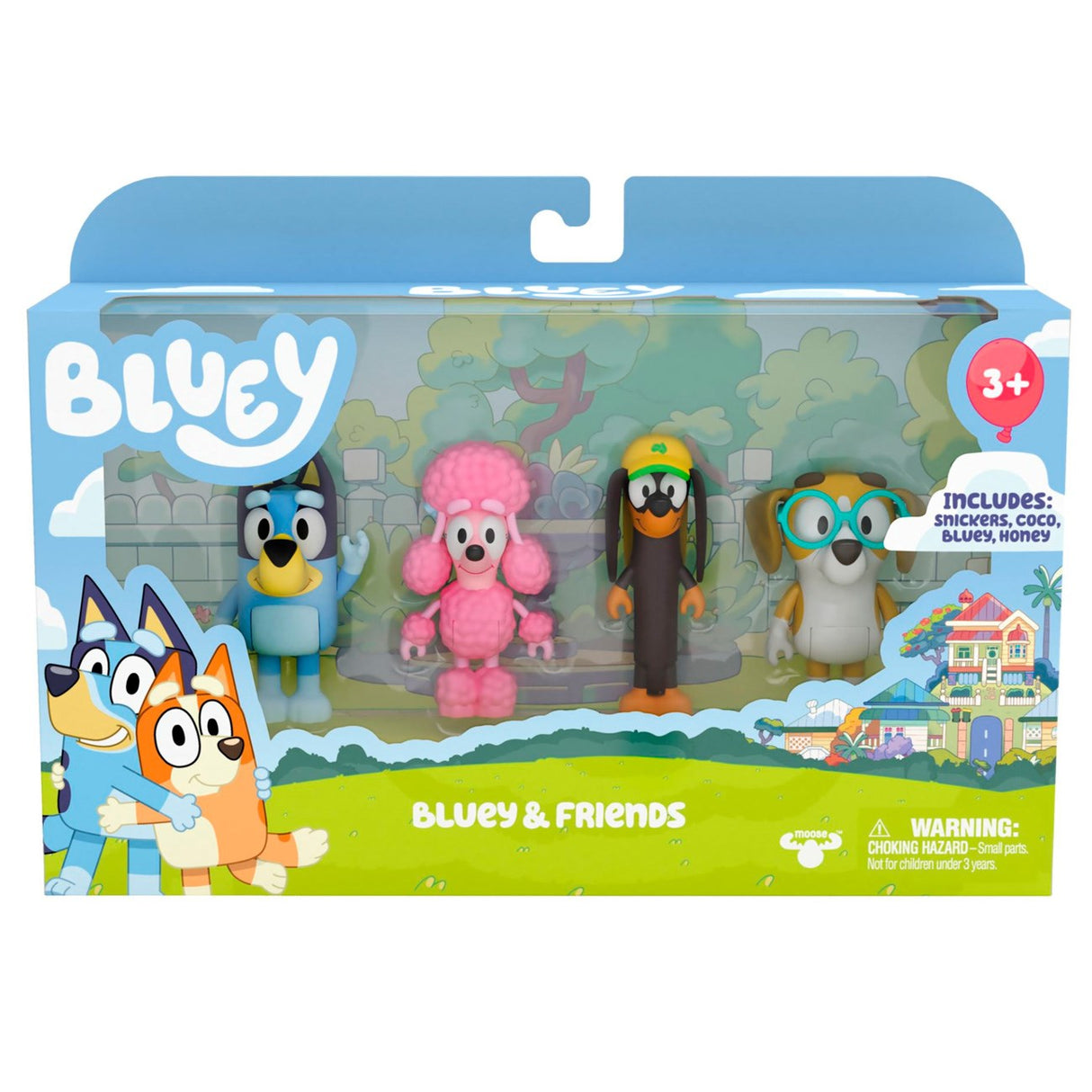 Bluey Figurer Vänner 4-pack