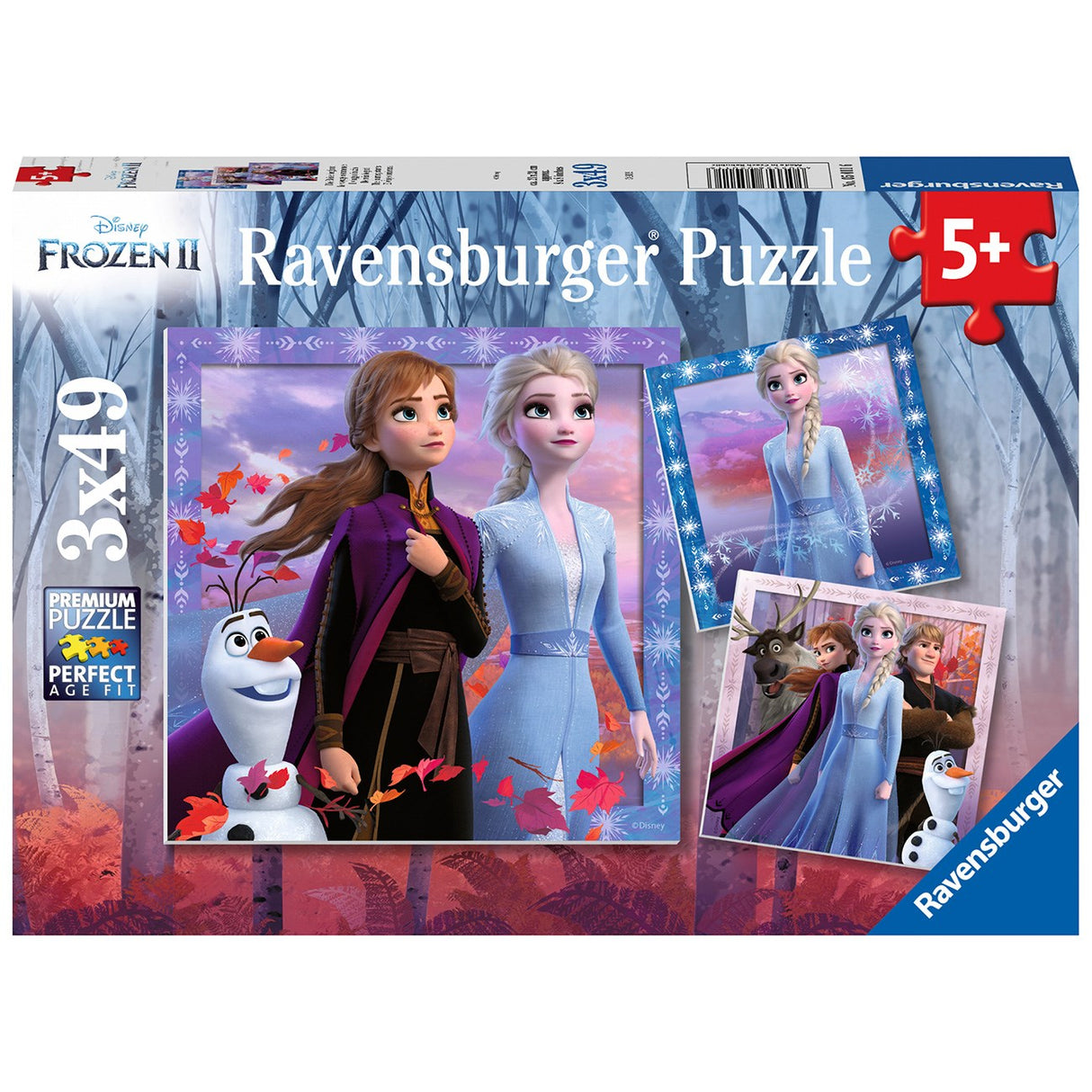 Ravensburger Frozen 2 Resan börjar 3x49p