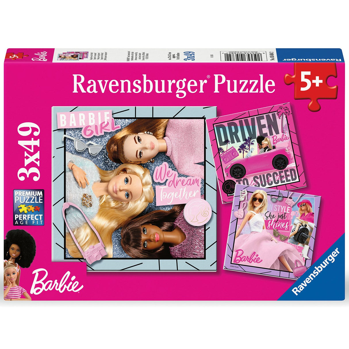 Ravensburger Barbie 3x49p