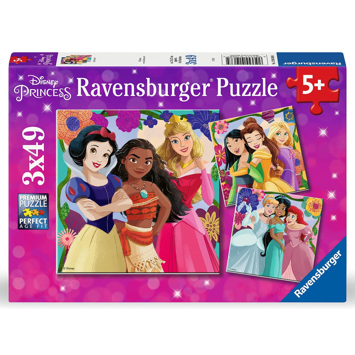 Ravensburger Disney Princess 3x49p