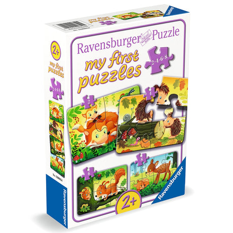 Ravensburger Skog Djur Kul 2/4/6/8p