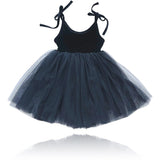 Dolly by Le Petit Tom Black Dolly Universe Velvet Cosmic Strings Tutu Klänning