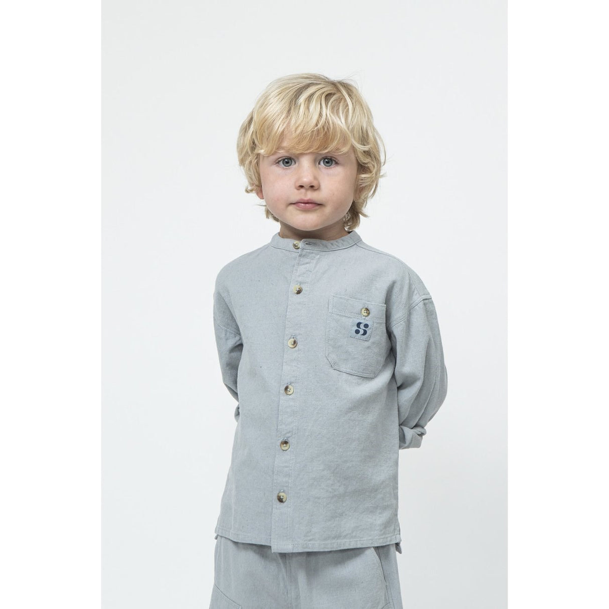 Sofie Schnoor Dusty Blue Skjorta