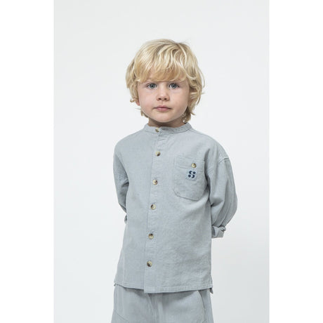 Sofie Schnoor Dusty Blue Skjorta