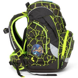 Ergobag Skoletaske Sæt Lumi Pack Dragon RideBear Lava Yellow