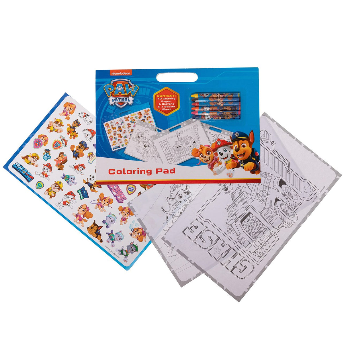 Euromic Paw Patrol Artist Book med 40 sidor