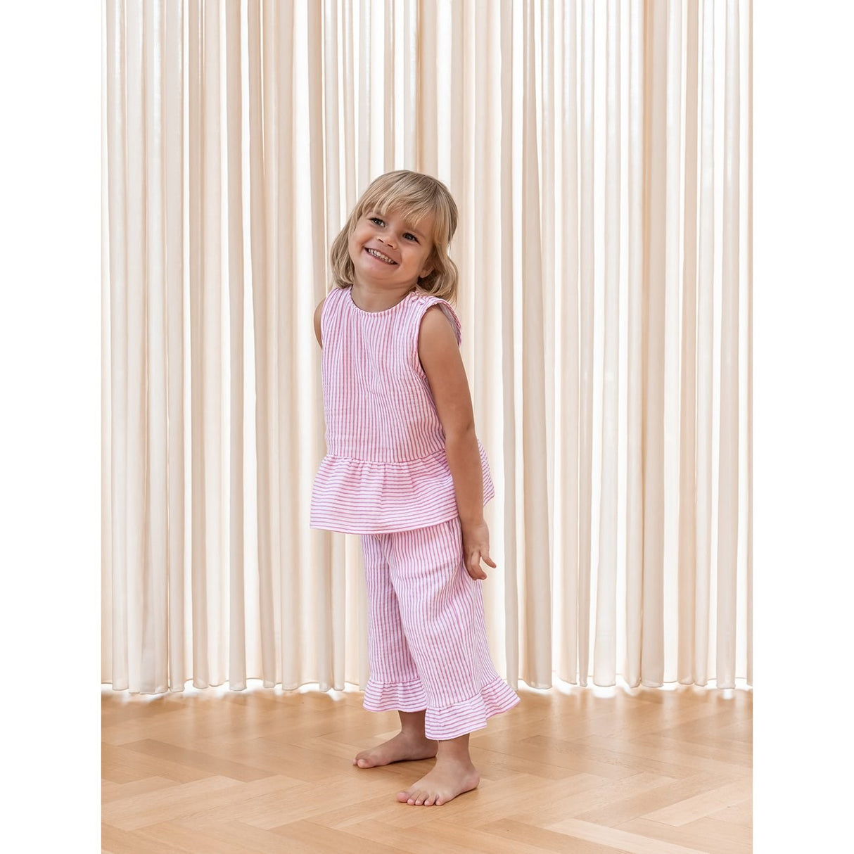 Fliink Cloud Dancer Rosa Randig Ciao Stripe Topp 4