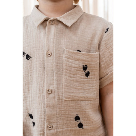 Fliink Humus Aop Hello Ss Skjorta