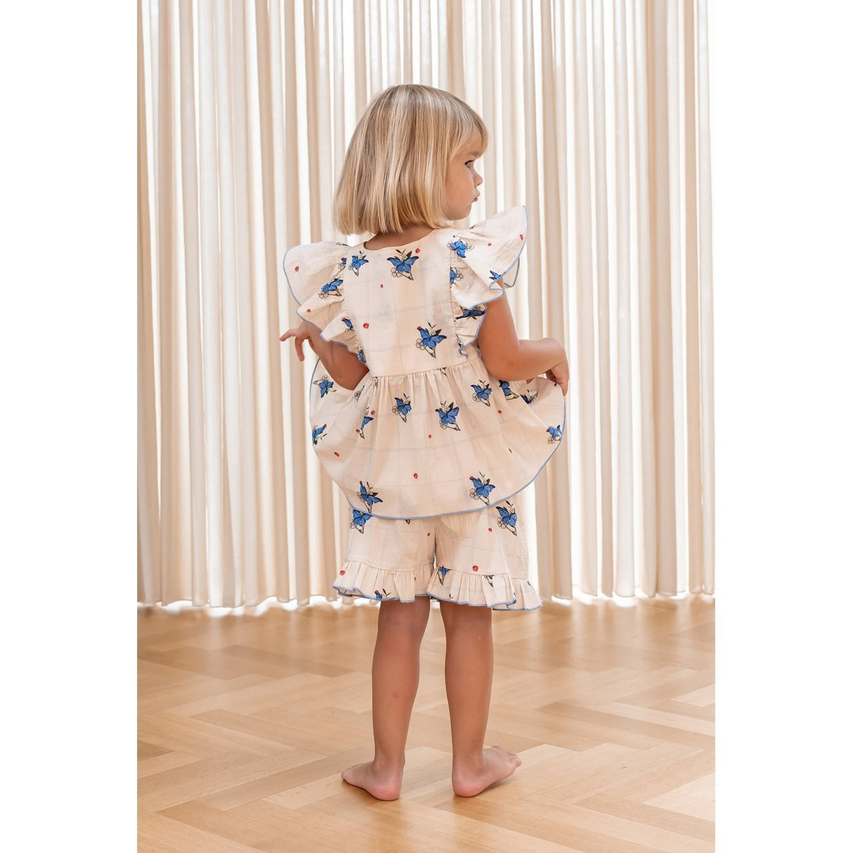 Fliink Sandshell Aop Sally Ss Blus