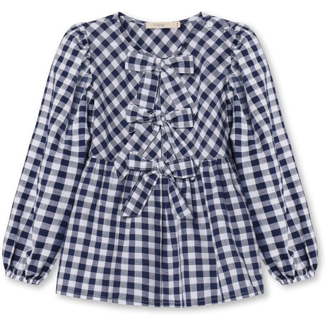 Fliink Insignia Sandshell Check Zorro Blouse