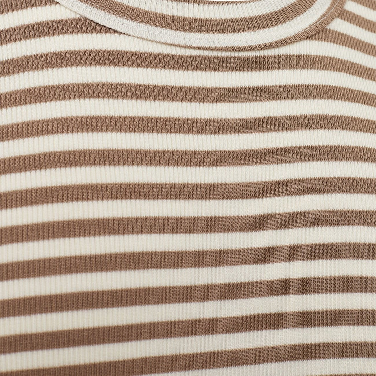 Sofie Schnoor Beige Striped T-Shirt