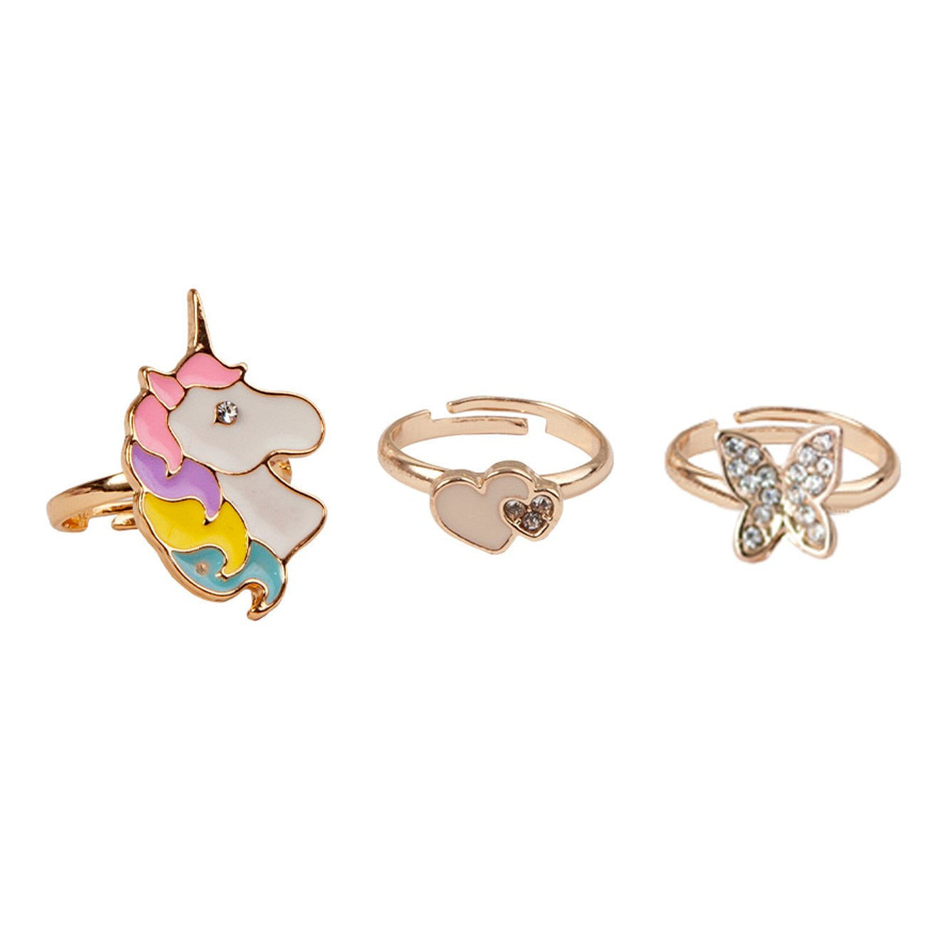Great Pretenders Boutique Butterfly & Unicorn Ring