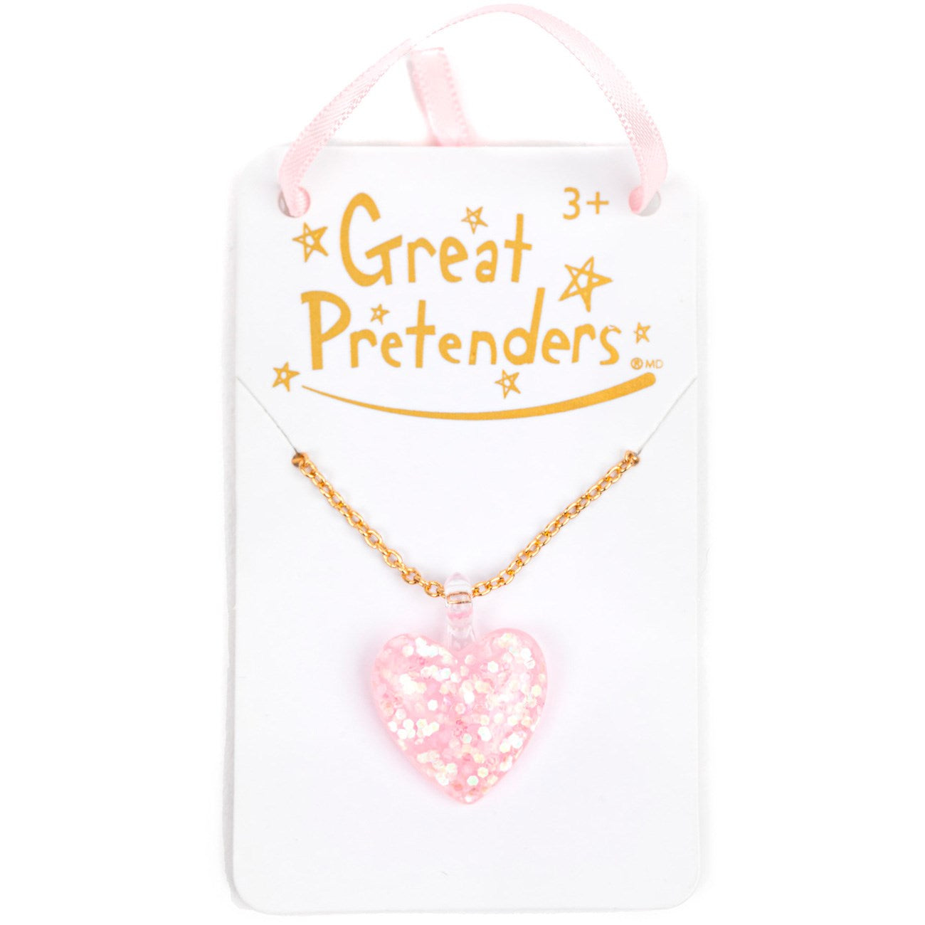 Great Pretenders Boutique Glitter Hjärta Halsband