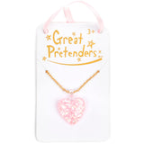 Great Pretenders Boutique Glitter Hjärta Halsband