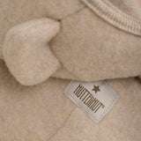 Huttelihut Camel Melange Pram Suit Ears Wool Fleece (M)