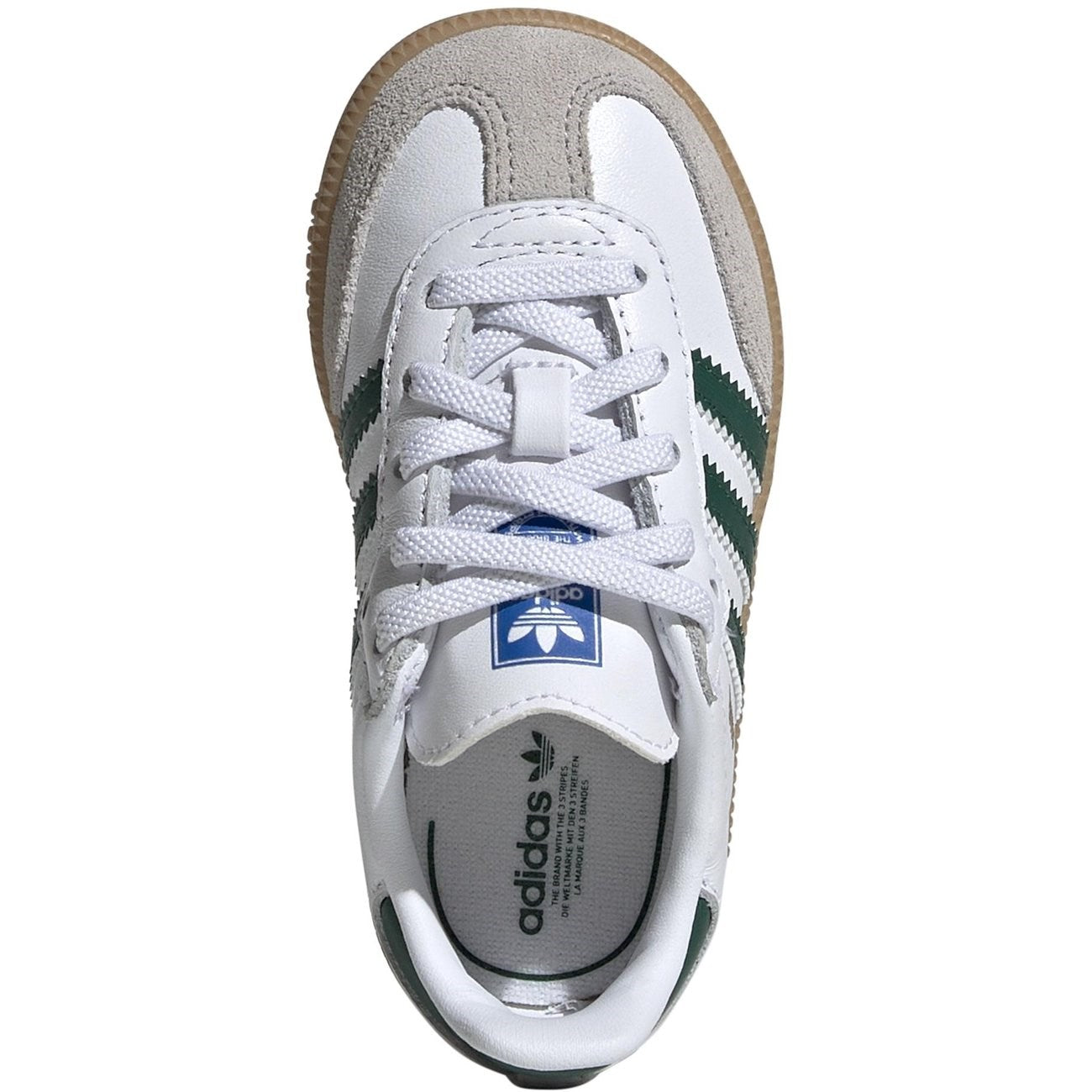 adidas Originals SAMBA OG EL I Sneakers Cloud White / Collegiate Green / Gum 5