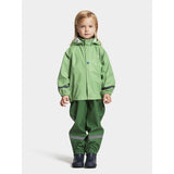 Didriksons Slaskeman Regn Set Green Pod