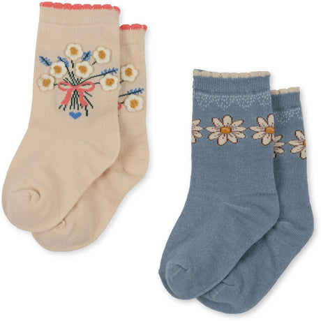 Konges Sløjd Daisy/Mix 2 Pack Daisy Socks