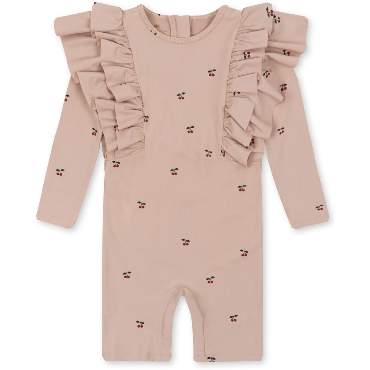 Konges Sløjd Manuca Frill Onesies Cherry Blush