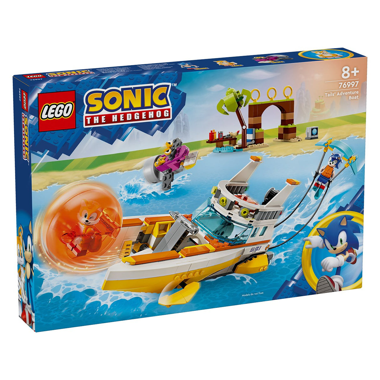 LEGO® Sonic Sonic Tails actionbåt