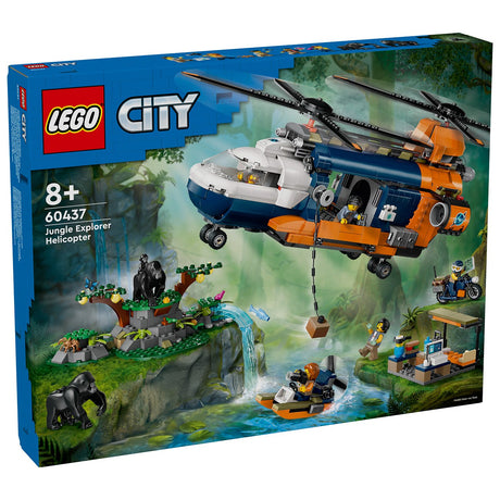 LEGO® City Djungeläventyr – helikopter och expeditionsbas