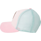 Lil' Boo Trucker Cap Pink/Turquoise