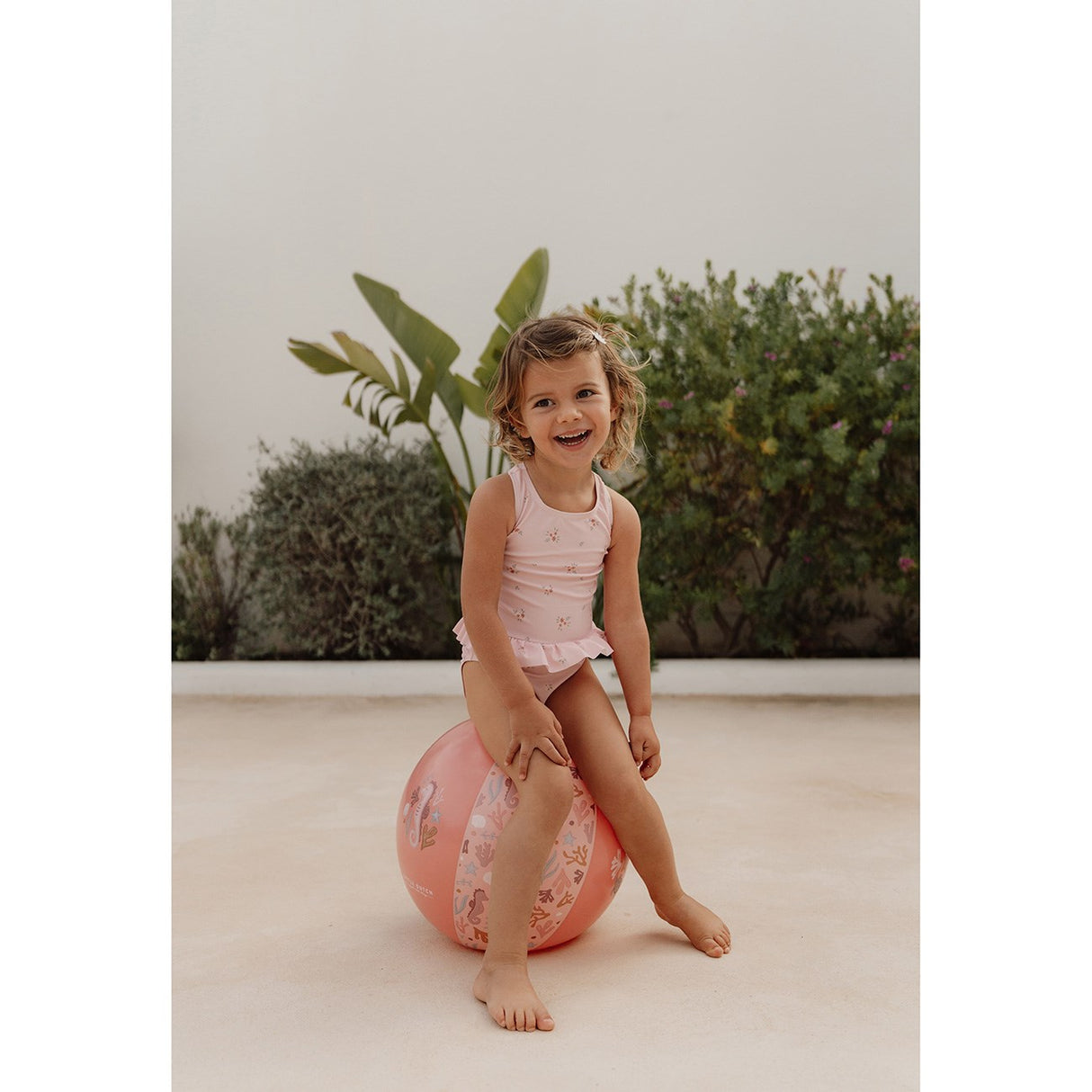 Liten Holländsk Strandboll Ocean Drömmar Rosa 3