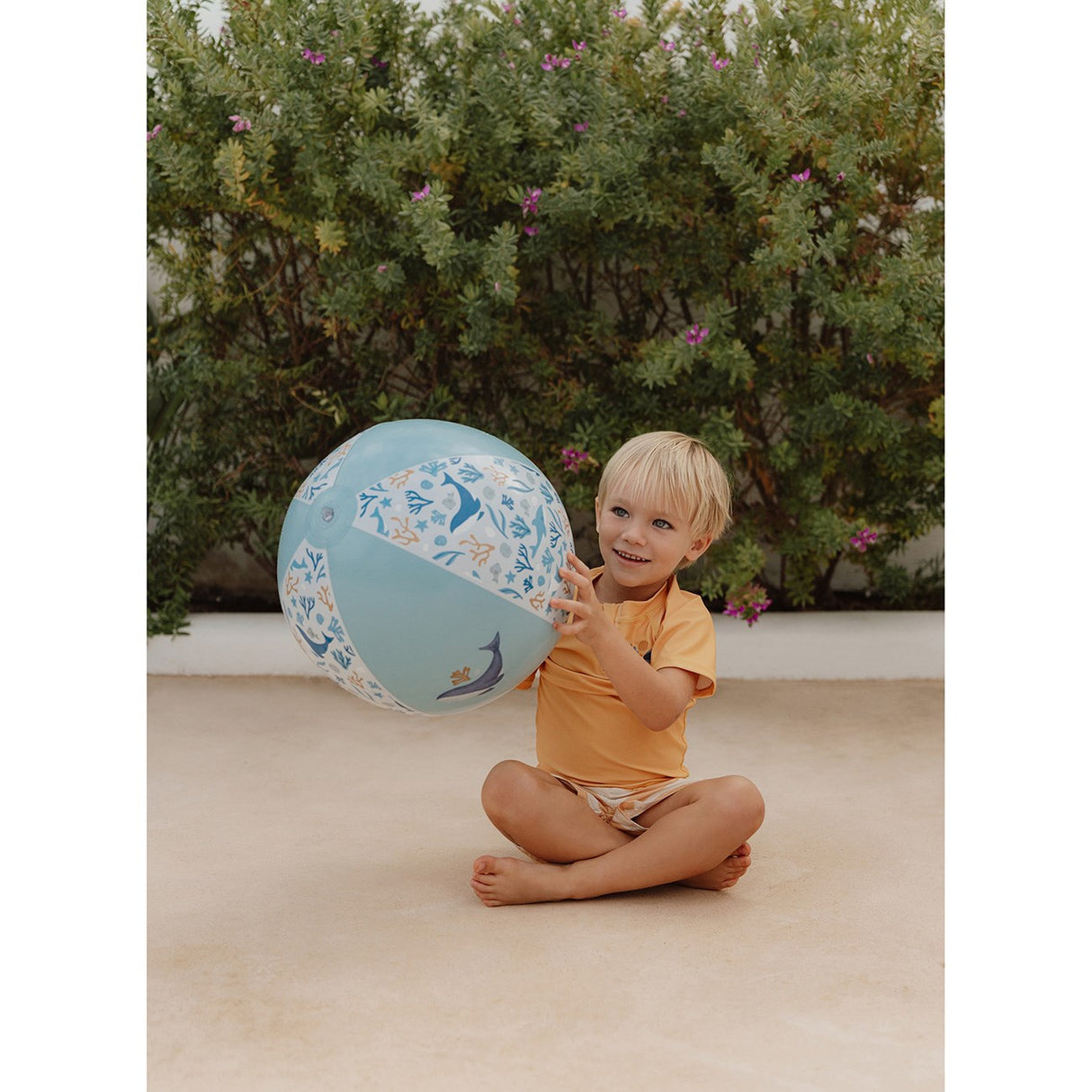 Liten Holländsk Badboll Ocean Dreams Blue 3