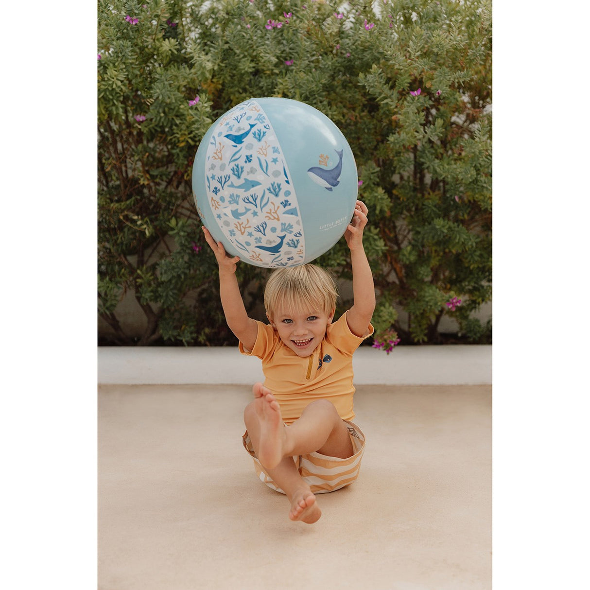 Liten Holländsk Badboll Ocean Dreams Blue 4