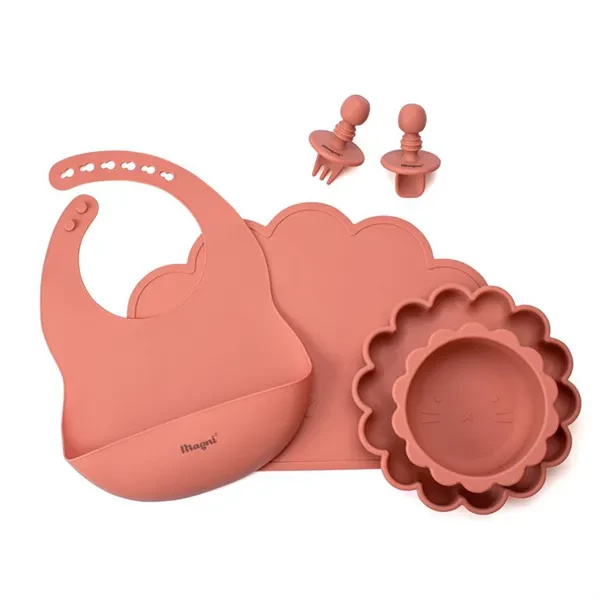 Magni Baby Dinnerware Terracotta