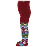 MELTON Sundried Tomato Snowman tights