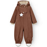 Mini A ture Rootbeer brown Wisti Fleece Vinteroverall