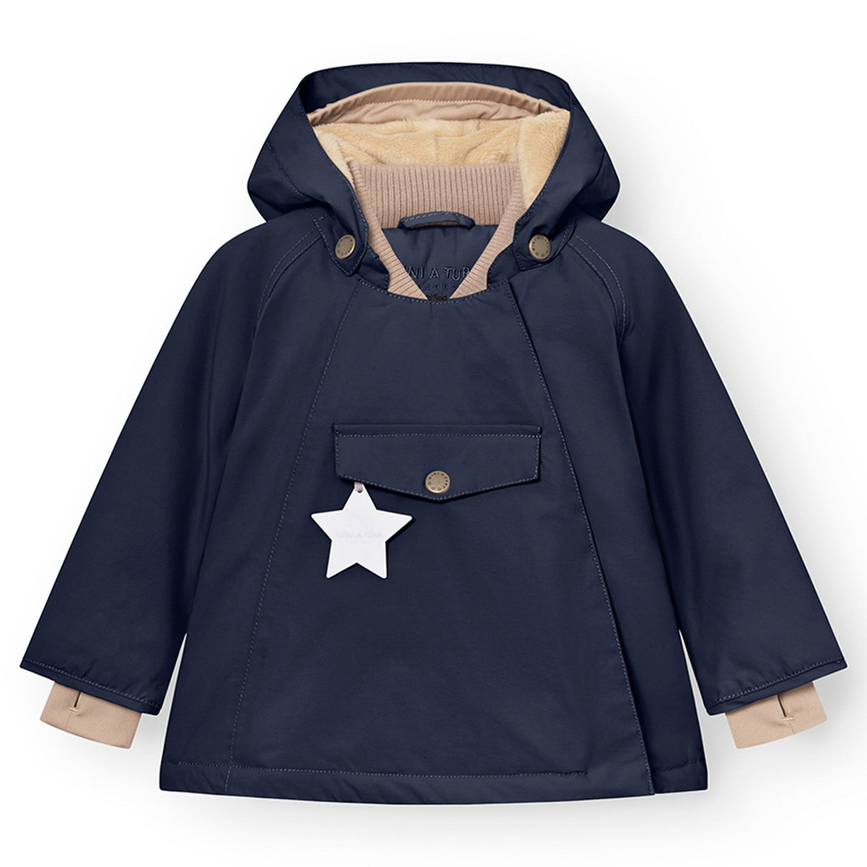 Mini A ture Outer space Wang Fleece Vinterjacka