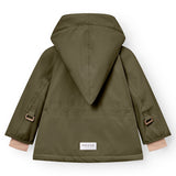 Mini A ture Olive night Wang Fleece Vinterjacka