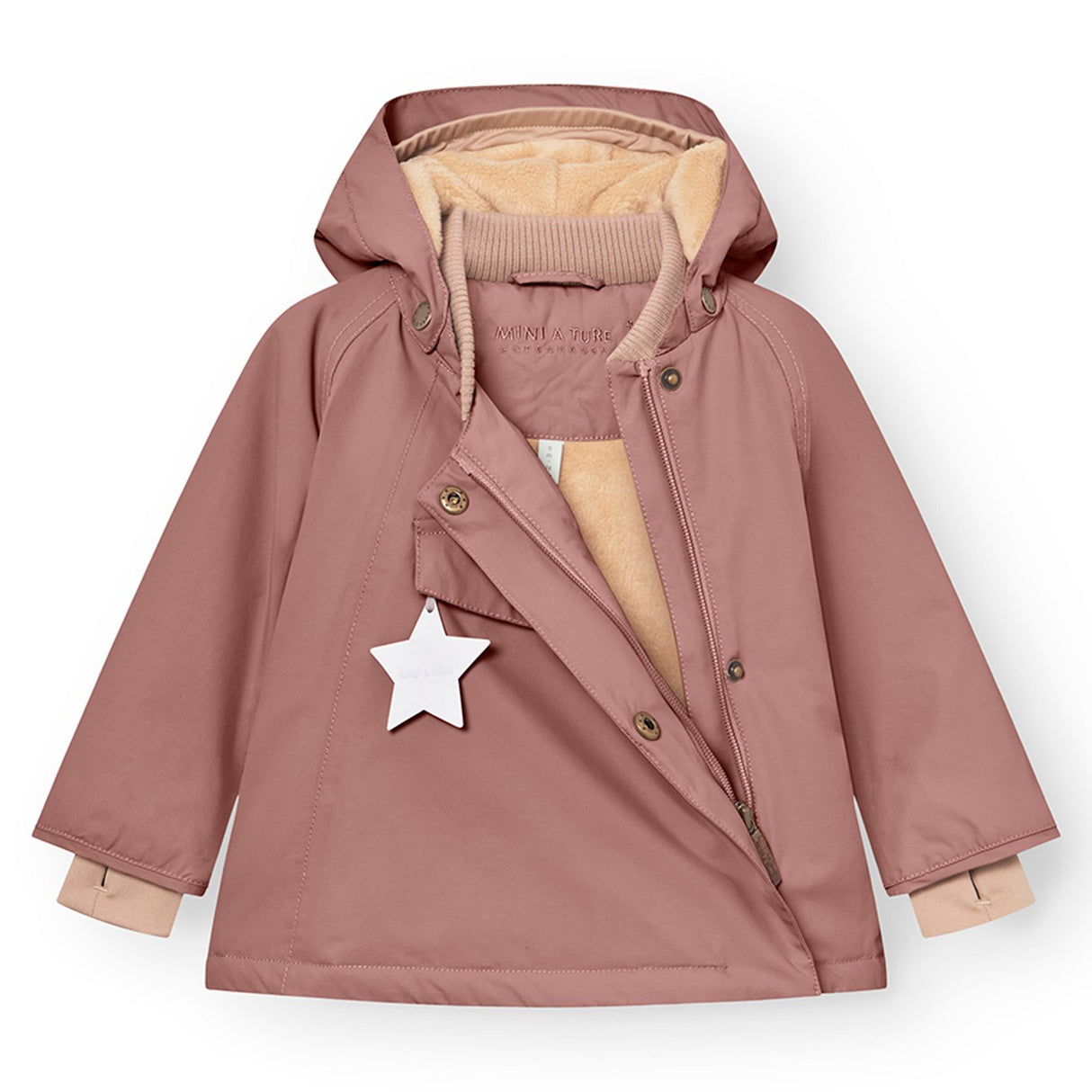 Mini A ture Light plum Wang Fleece Vinterjacka