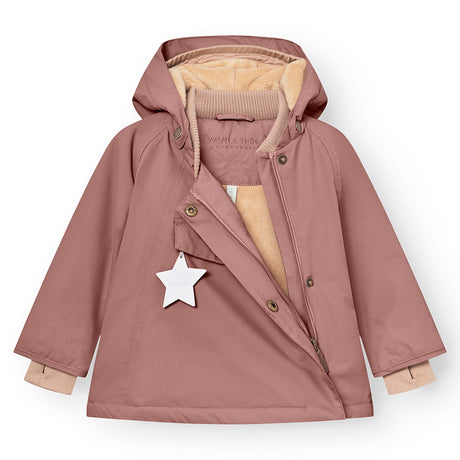 Mini A ture Light plum Wang Fleece Vinterjacka