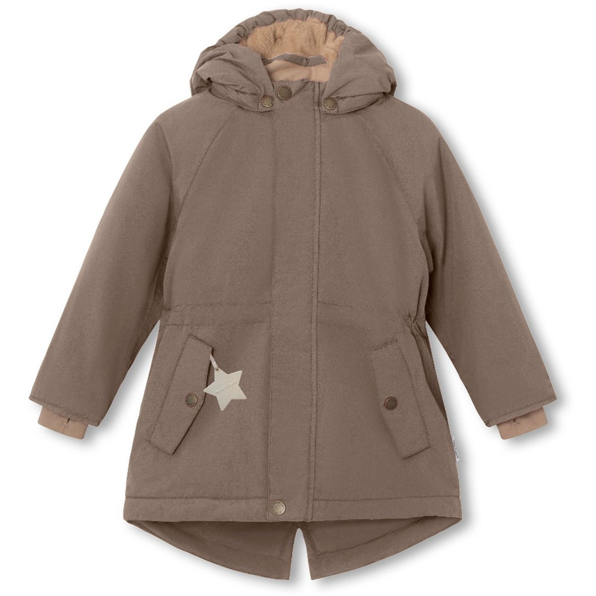 Mini A ture Morel grey Vikania Fleece Vinterjacka