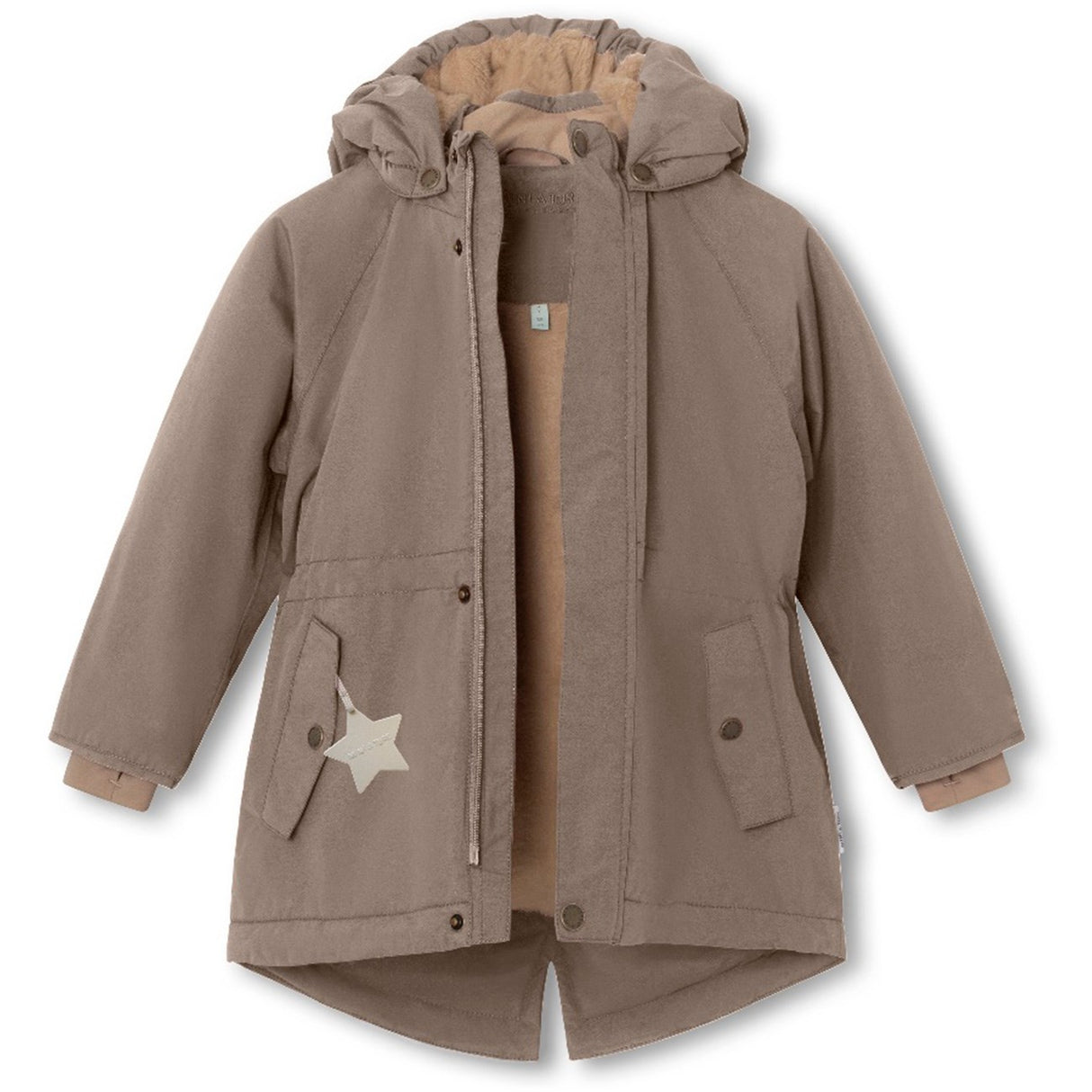 Mini A ture Morel grey Vikania Fleece Vinterjacka