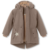 Mini A ture Morel grey Vikania Fleece Vinterjacka