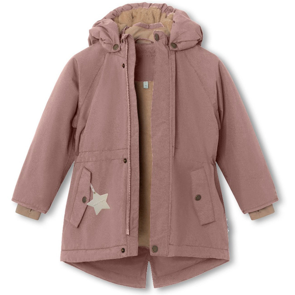 Mini A ture Light plum Vikania Fleece Vinterjacka