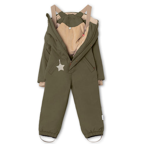 Mini A ture Olive night Wanni Fleece Vinteroverall