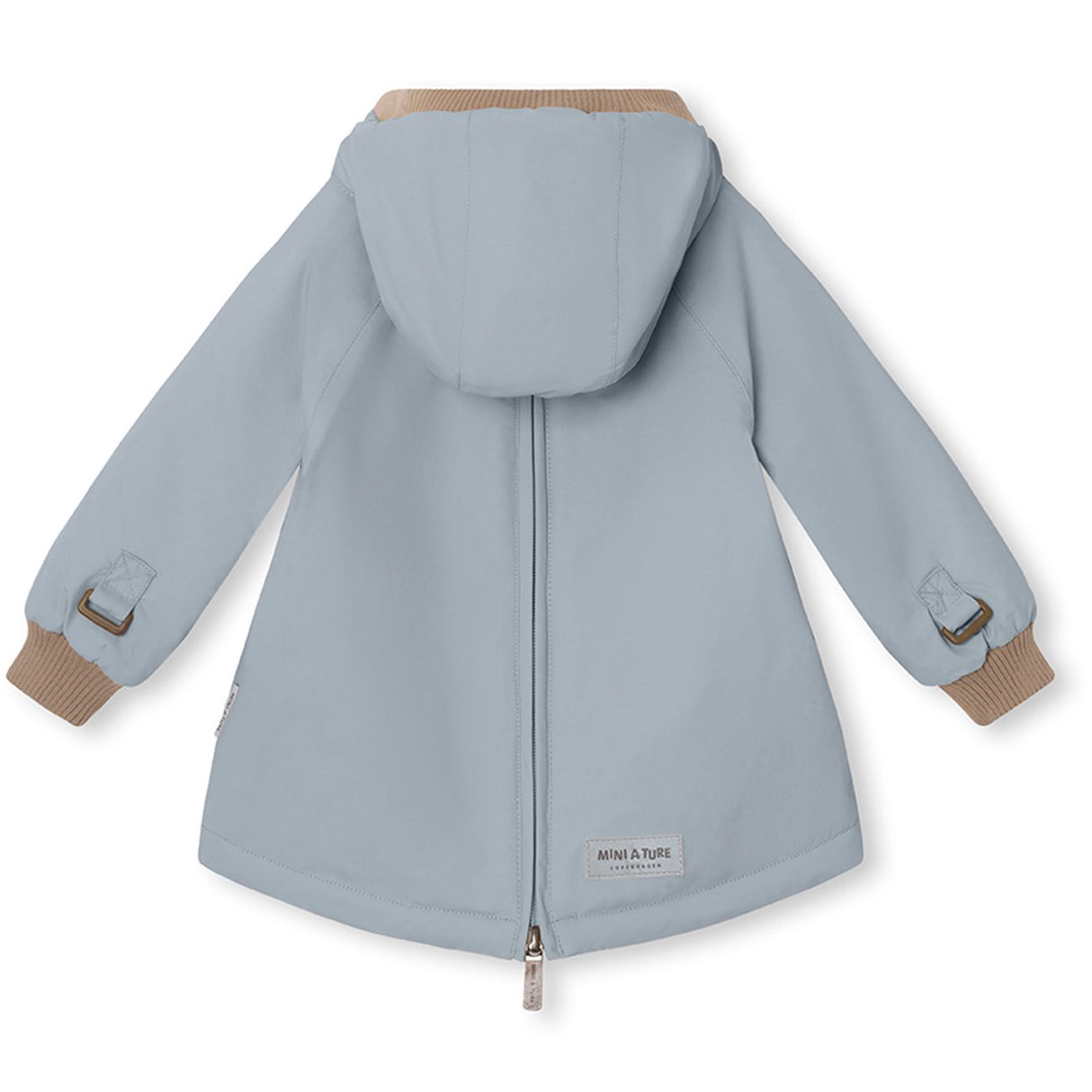 Mini A ture Citadel Blue Baby Wen Fleece Anorak