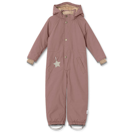 Mini A ture Light plum Wanni Fleece Vinteroverall