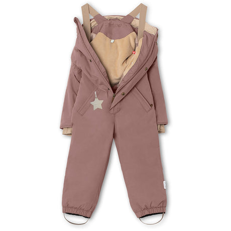 Mini A ture Light plum Wanni Fleece Vinteroverall