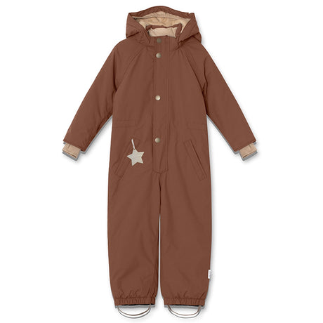 Mini A ture Rootbeer brown Wanni Fleece Vinteroverall