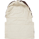 COPENHAGEN COLORS Brown With Cream Solid Stripe Organic Multifunctional Babylift