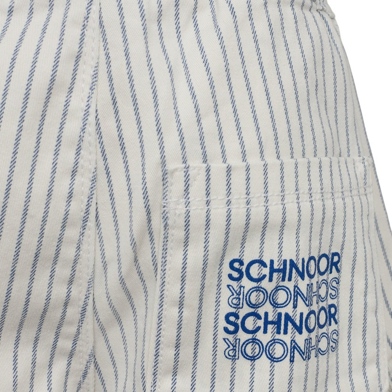 Sofie Schnoor Blue Striped Shorts 4