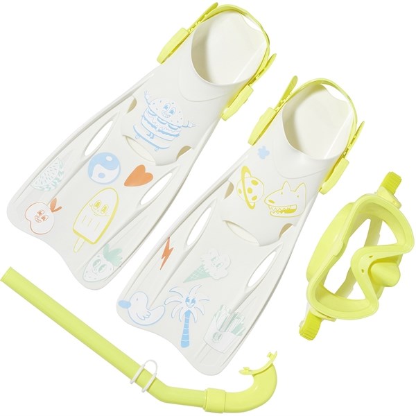 SunnyLife Dykning set The Sea Kids Yellow 5