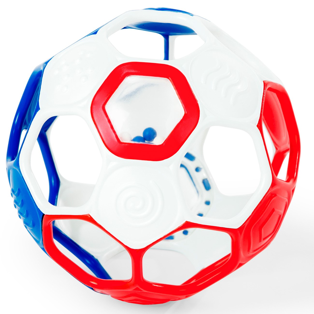 Oball Fotboll Fotboll (Röd/Vit/Blå)